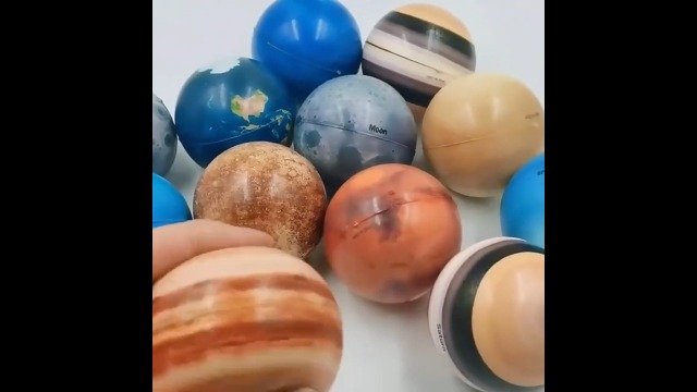 10個セット 錦天目石目5.5ボール [ 16.7×6.3㎝ ] Amazon | Hyack 太陽系 模型 惑星 宇宙 おもちゃ 科学 小さな惑星 弾性